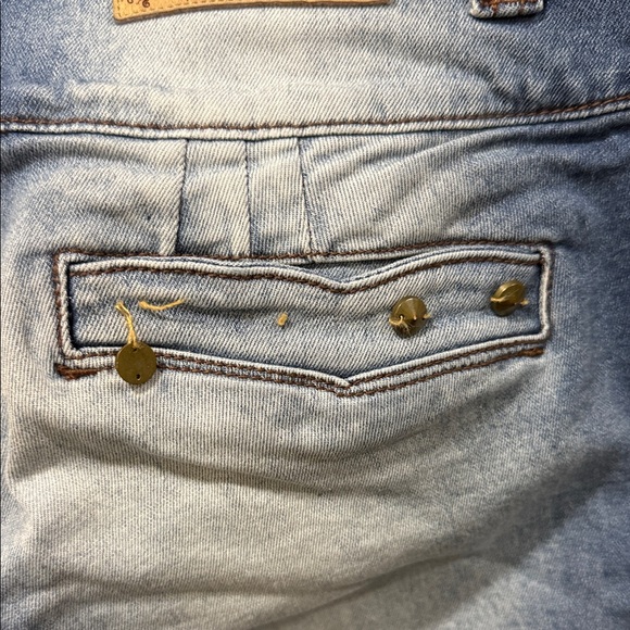 Chic High Rise Blue Women's Jeans - Picture 4 of 4